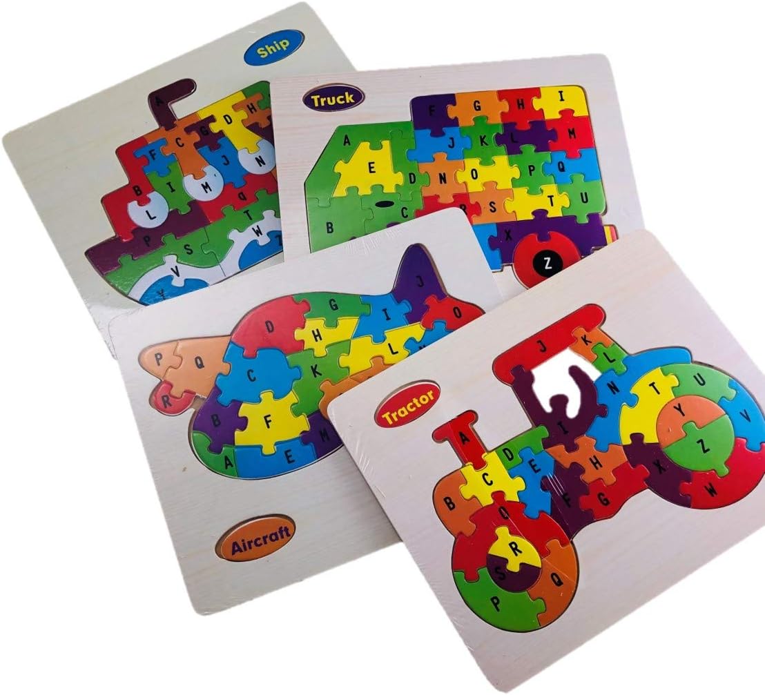 Alphabet Wooden Puzzle Board - Educational Toy