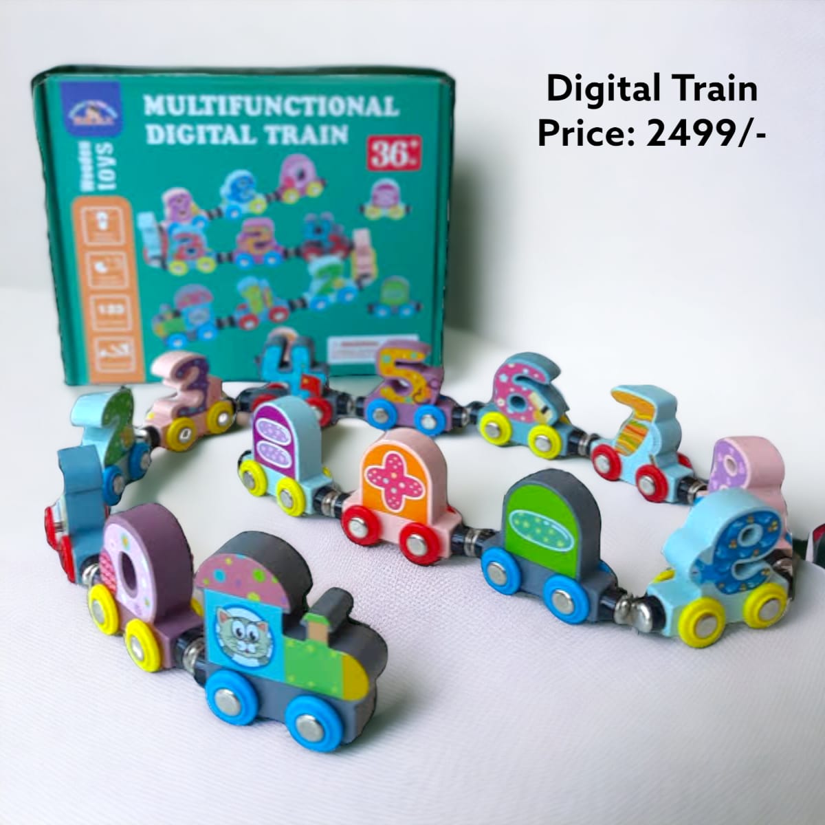 Multifunctional Digital Train Toy