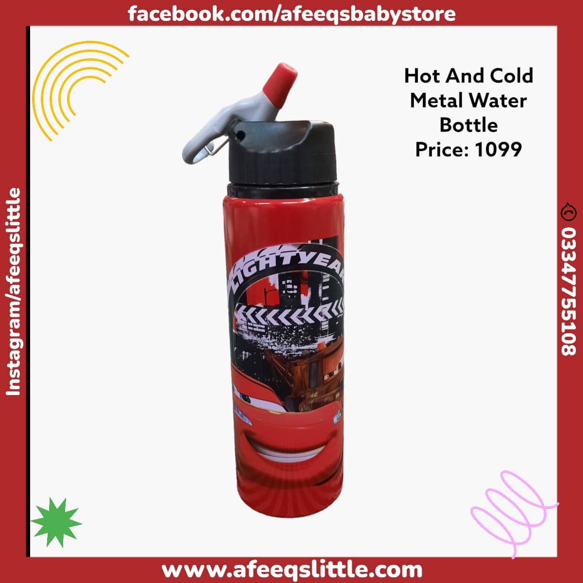Hot And Cold Metal Water Bottle