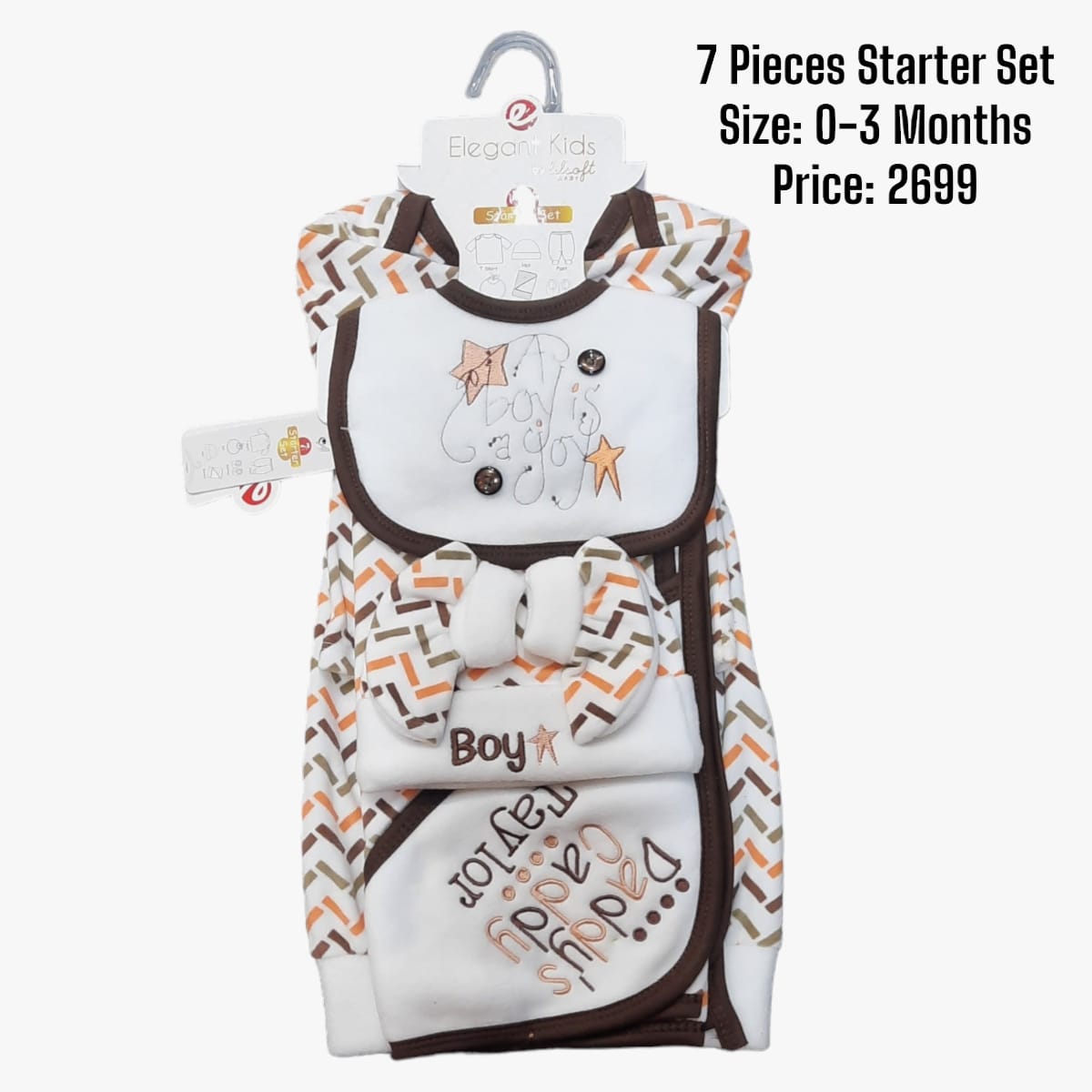 Baby Boy 7 Pieces Fleece Starter Set