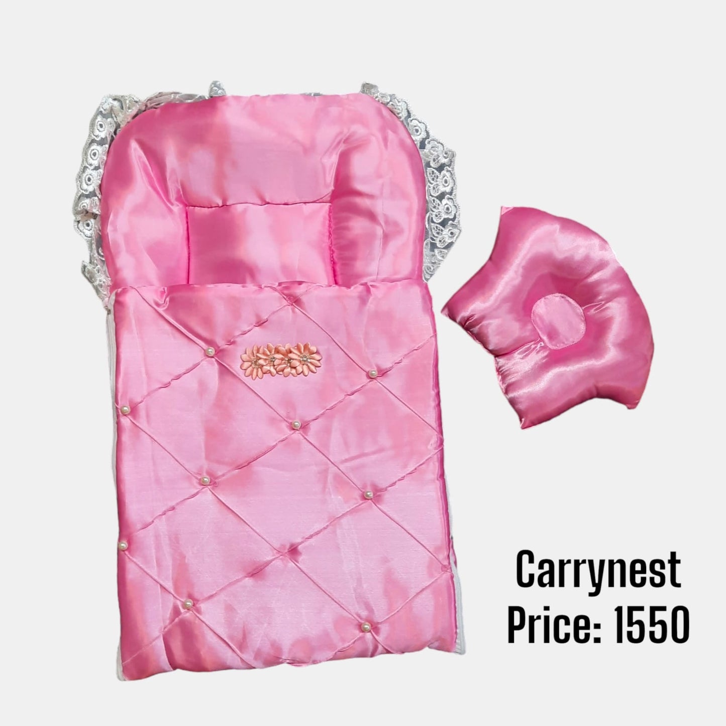 Silk Quilted Carrynest With Pillow