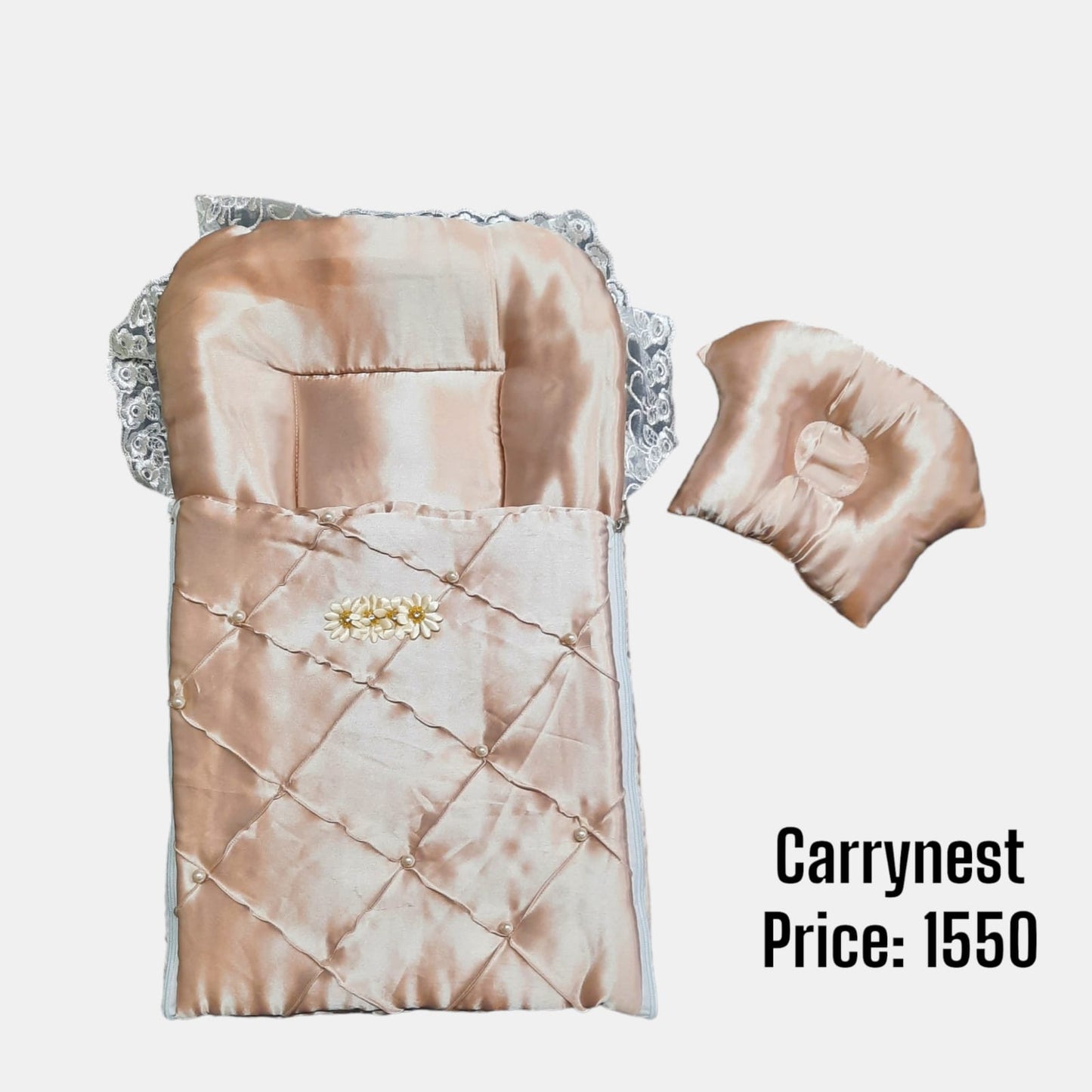 Silk Quilted Carrynest With Pillow