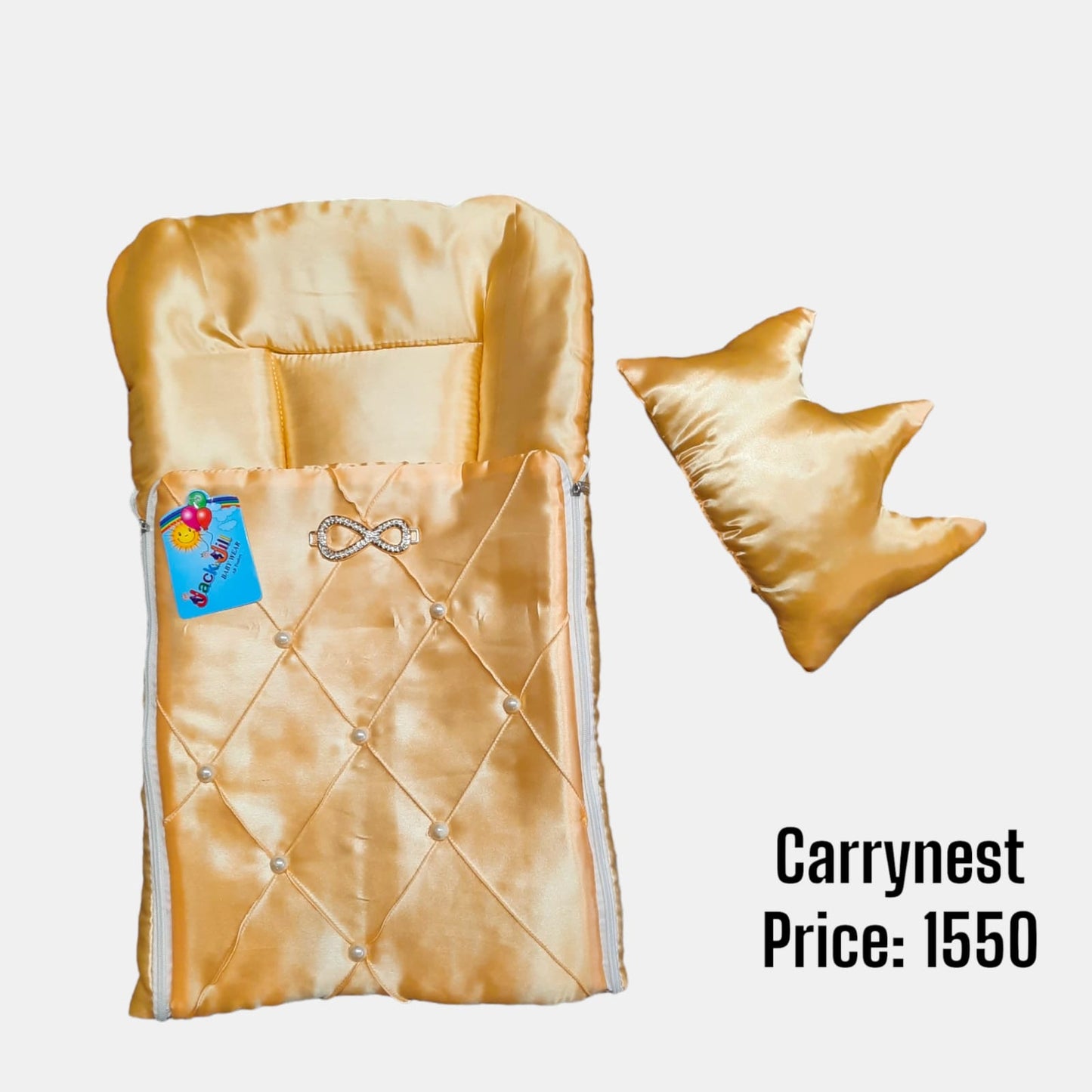 Silk Quilted Carrynest With Pillow