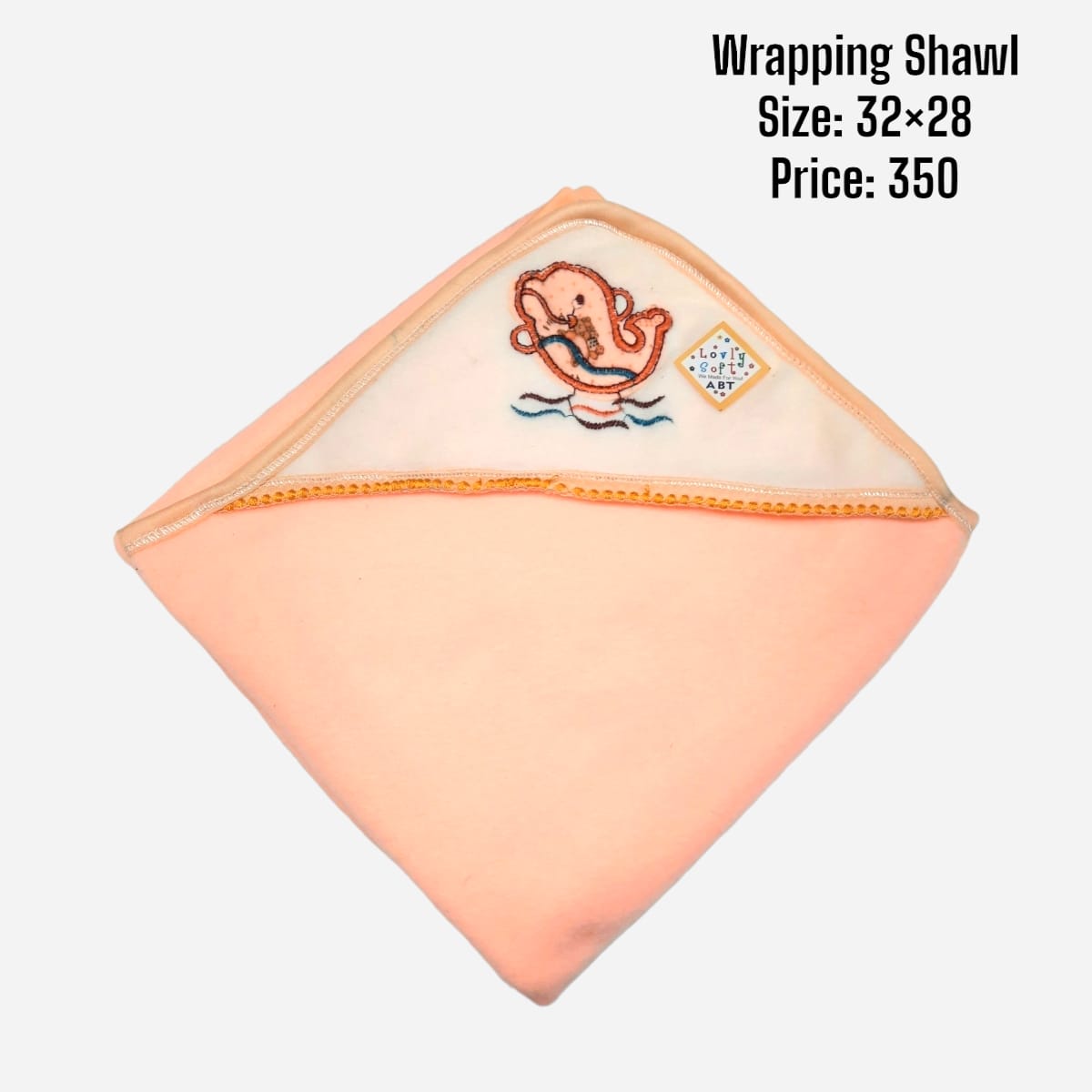 Fish Character Baby Hooded Wrapping Shawls
