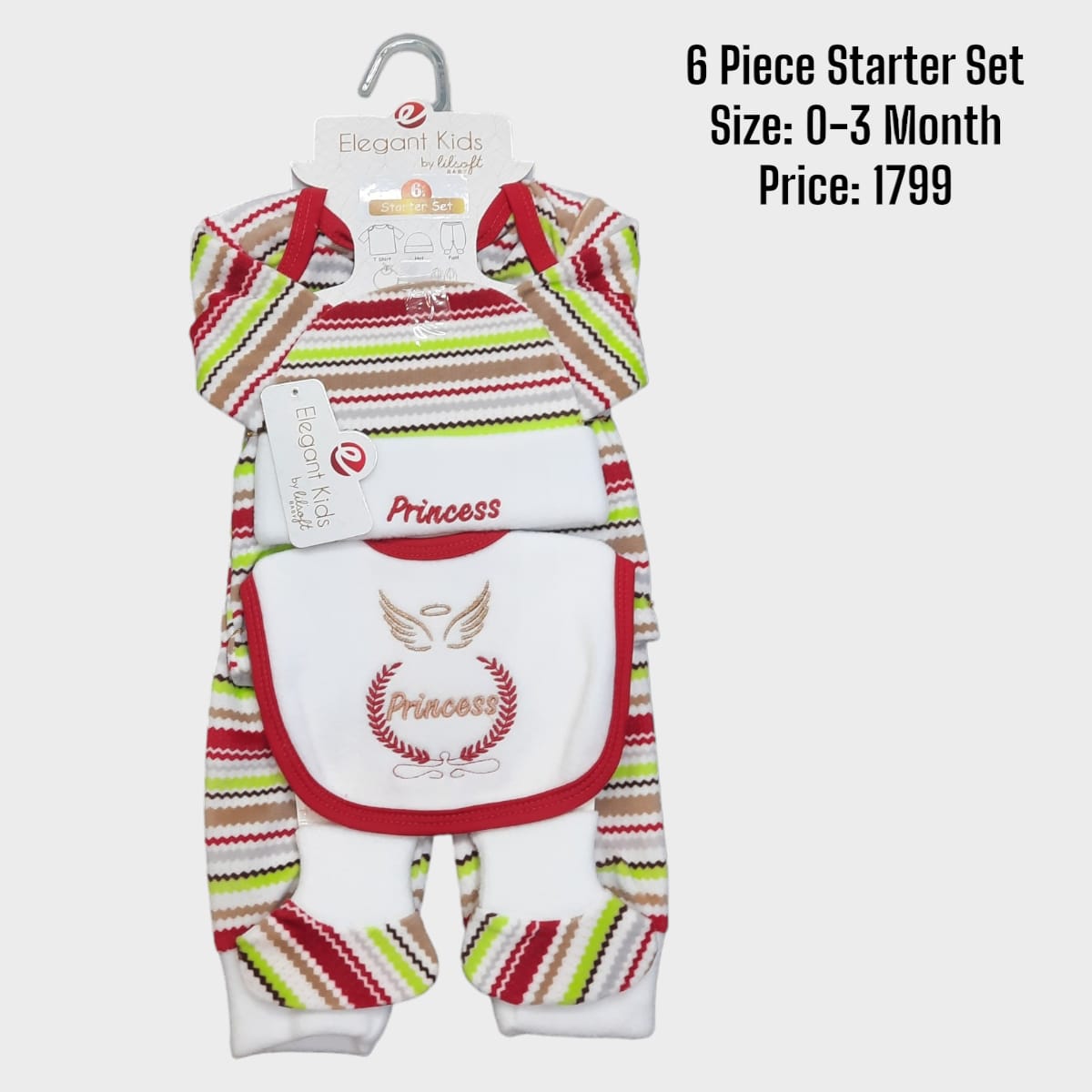 Baby Girl 6 Pieces Fleece Starter Set