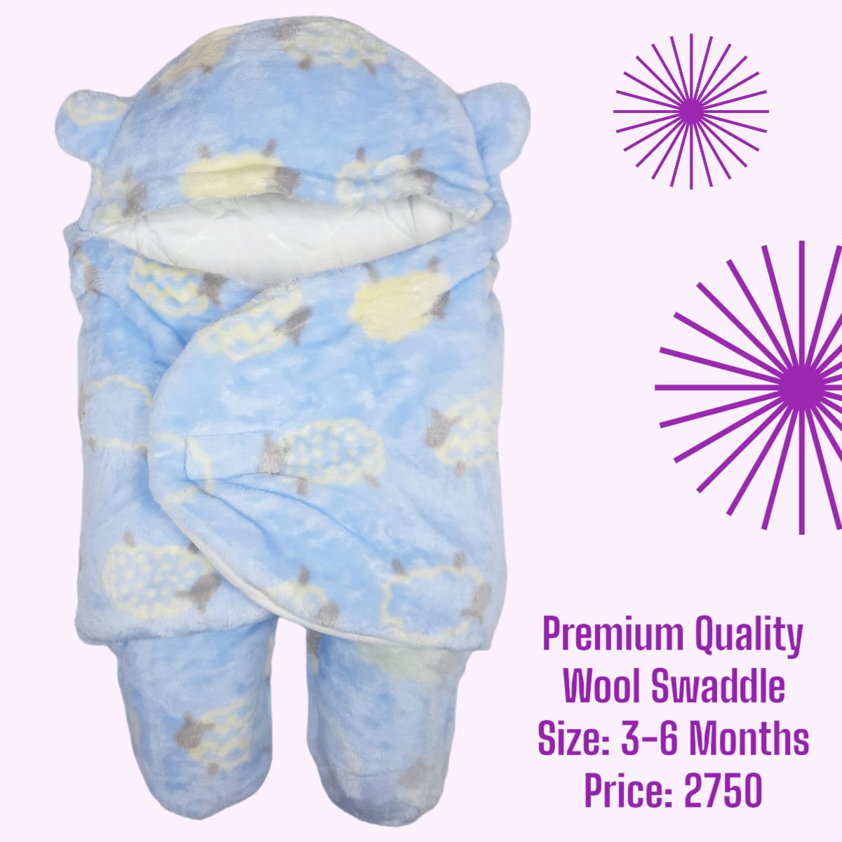 Premium Quality Comfortable Wool Romper Swaddle