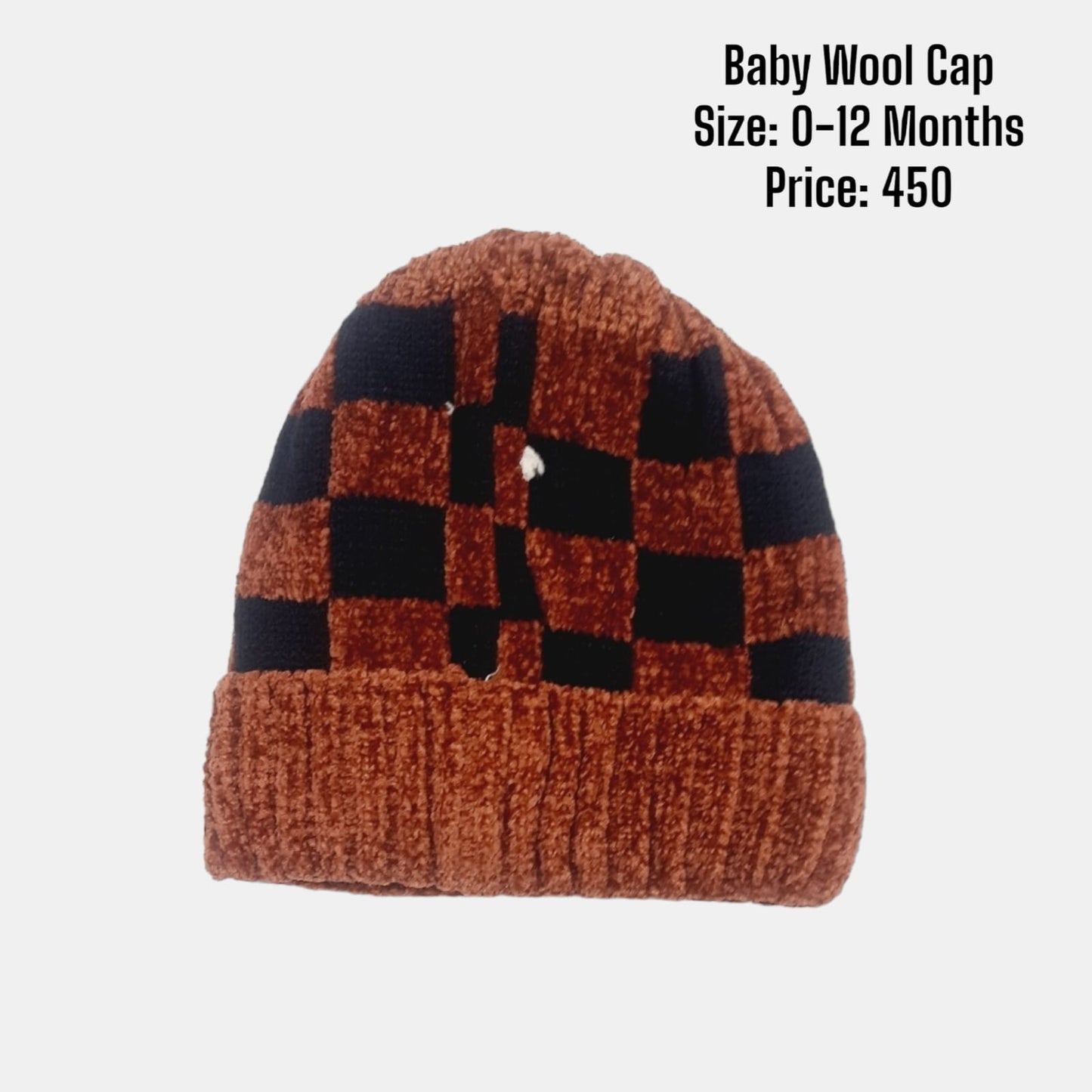 Premium Baby Wool Cap 0-12months