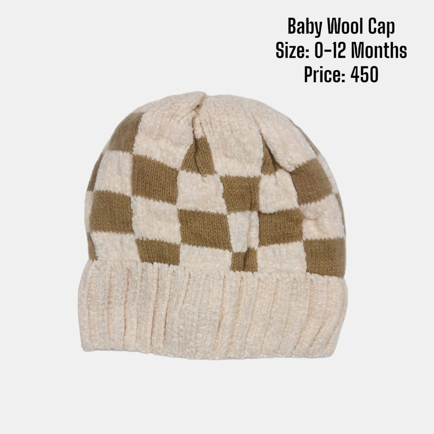 Premium Baby Wool Cap 0-12months