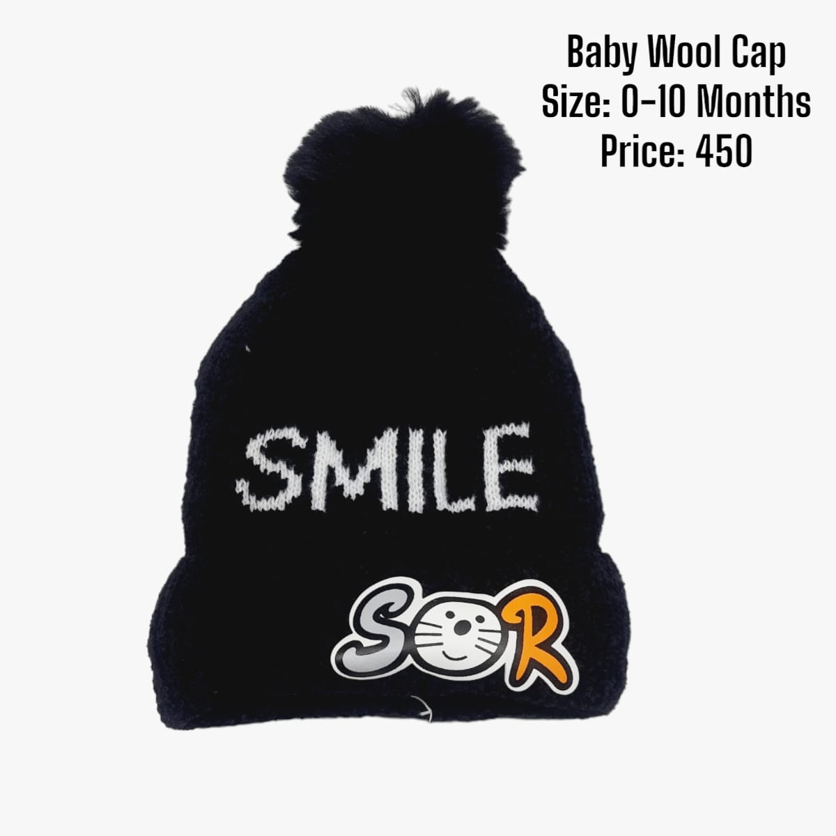 Smile Baby Warm Wool Cap 0-10months