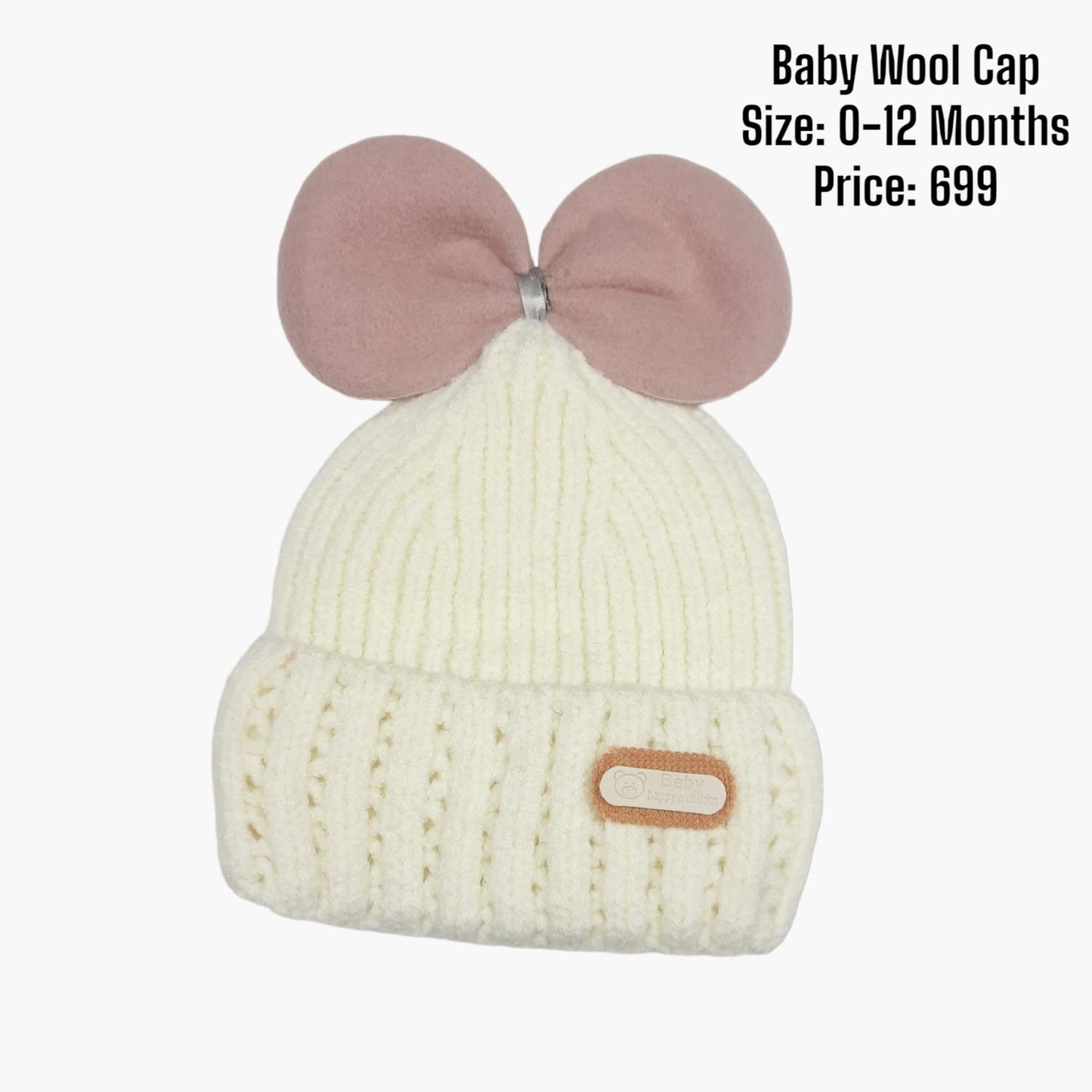 Baby Warm Wool Cap 0-12months