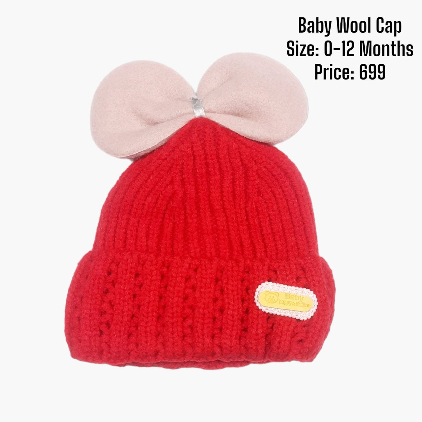 Baby Warm Wool Cap 0-12months