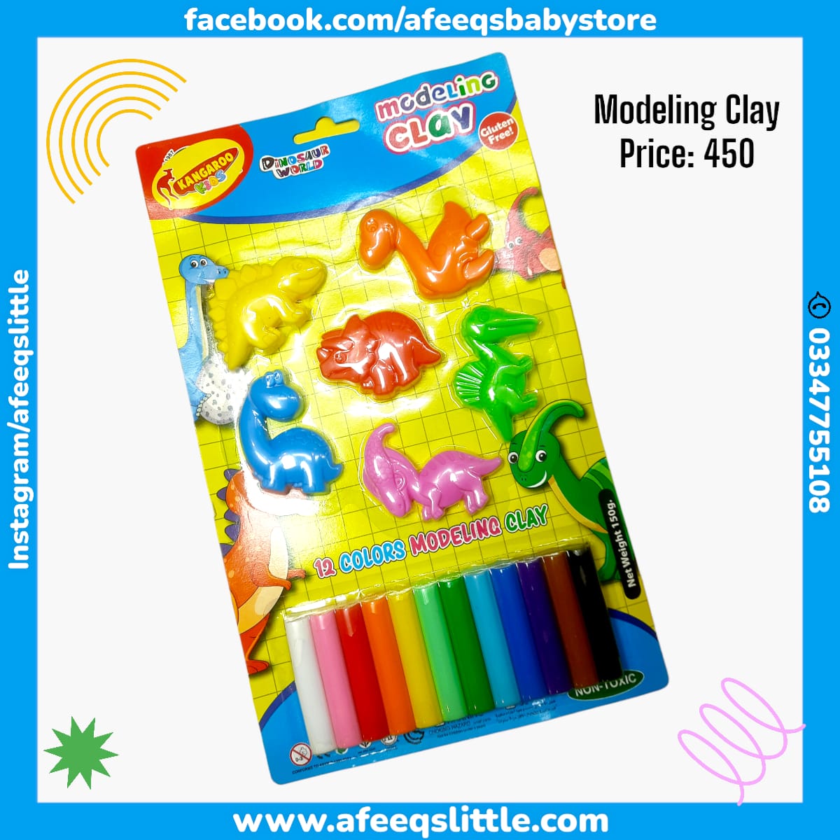 important modeling Clay - Fun, Education & Play