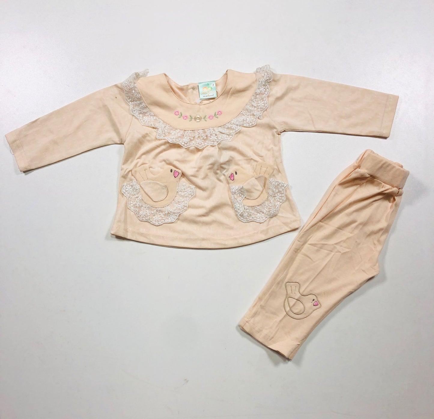 2 piece Baby Girl cotton frock