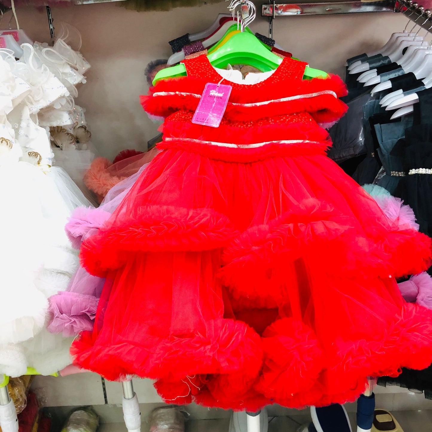 Beautiful girl fancy frock