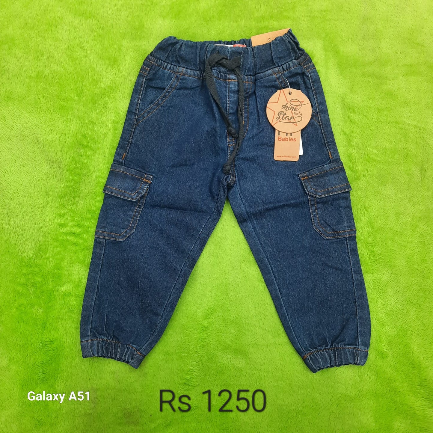Premium Denim Pants with Side Pockets