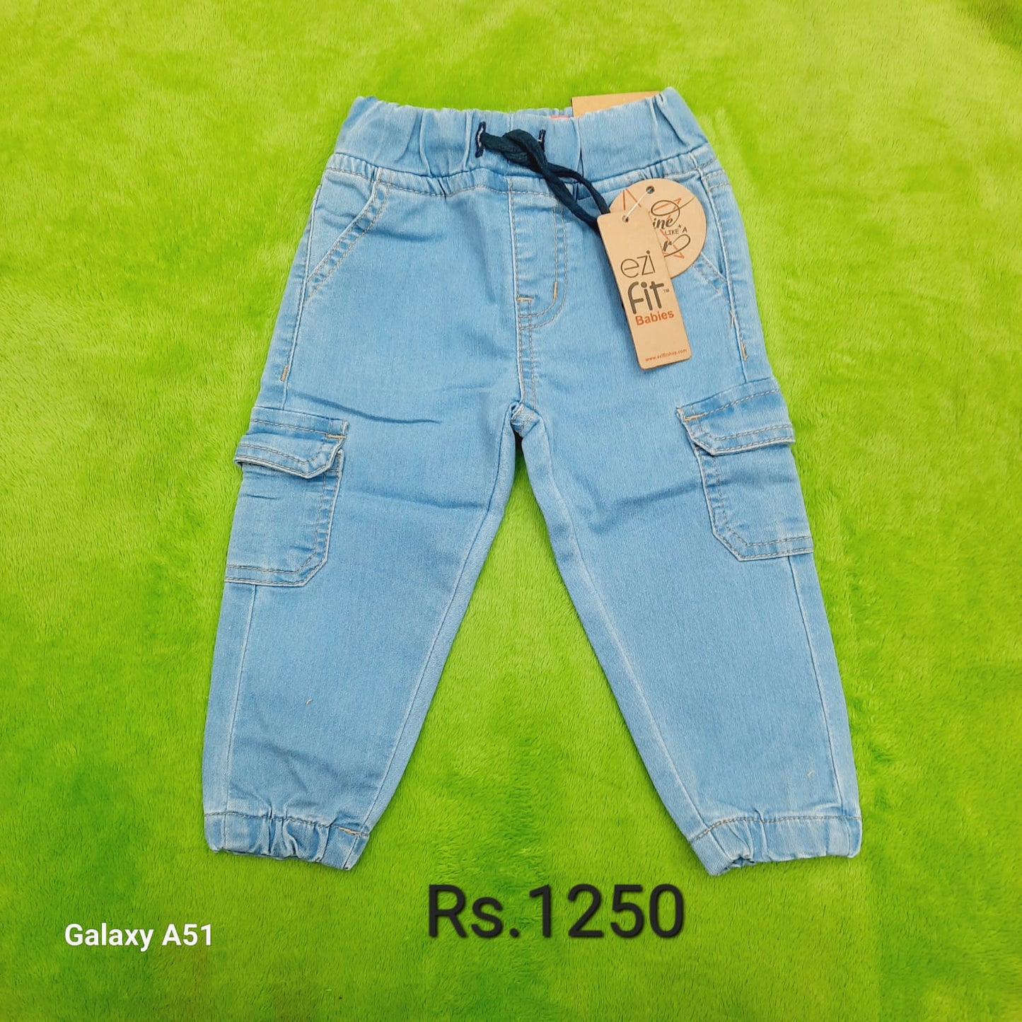 Premium Denim Pants with Side Pockets