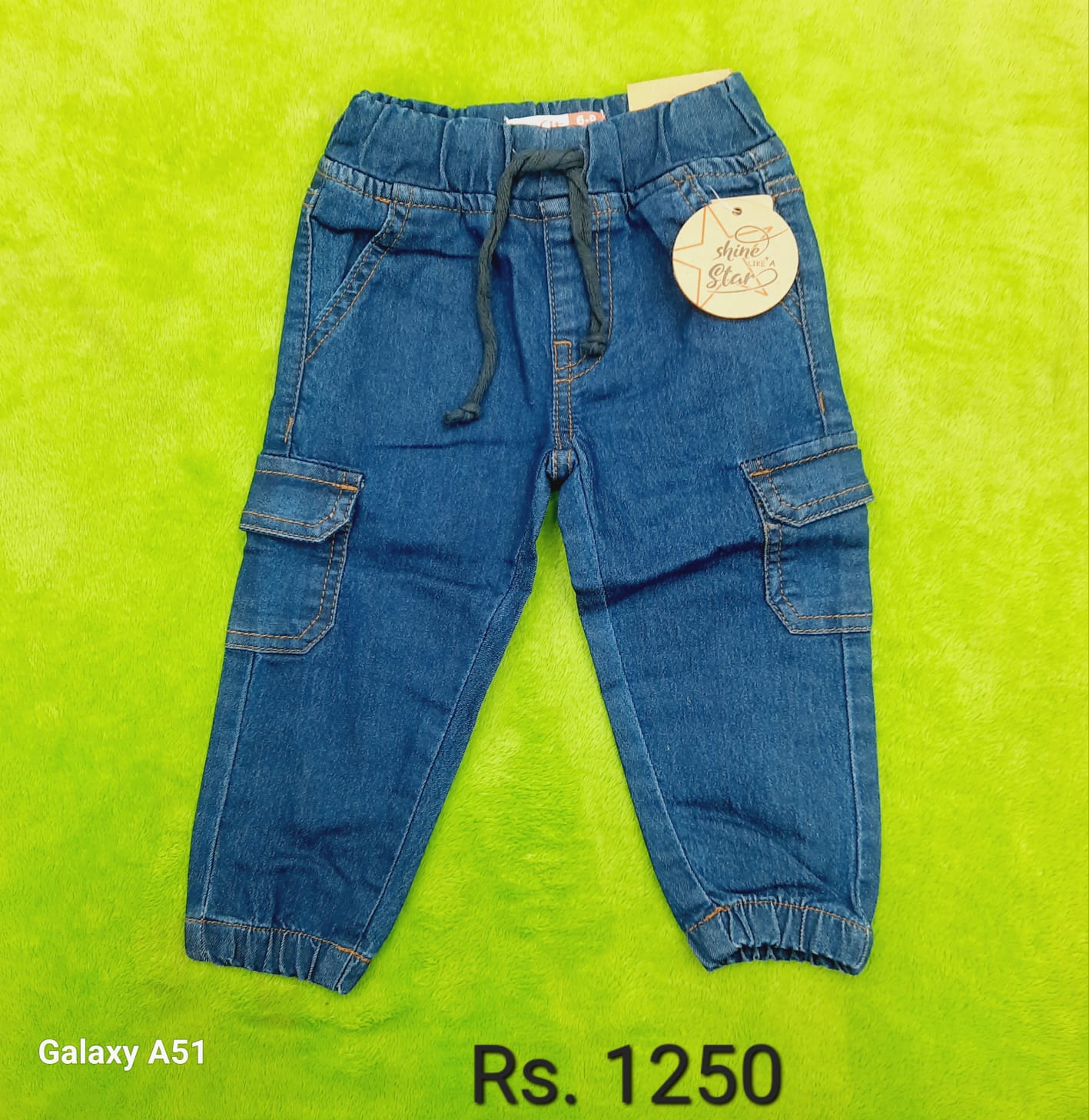 Premium Denim Pants with Side Pockets