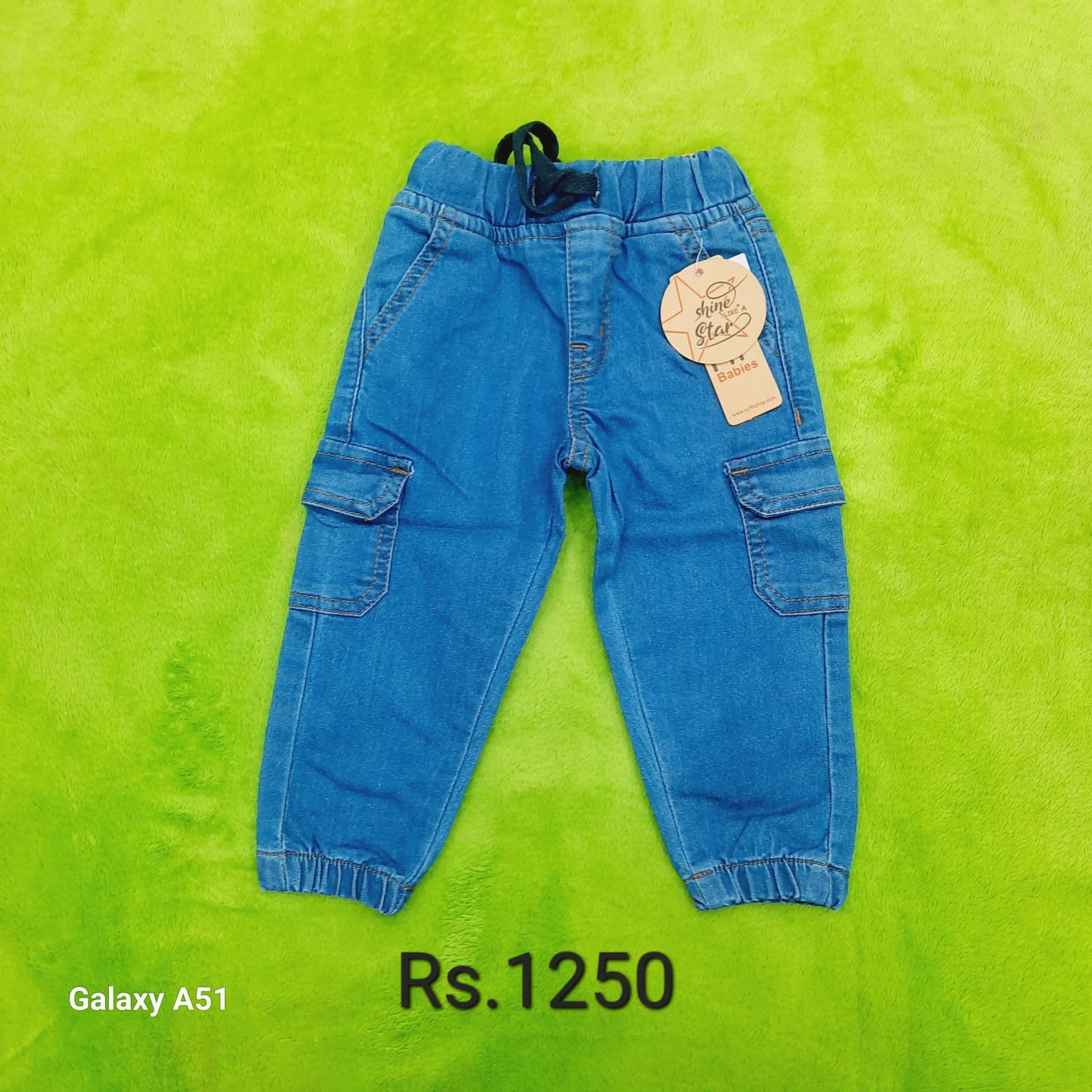 Premium Denim Pants with Side Pockets