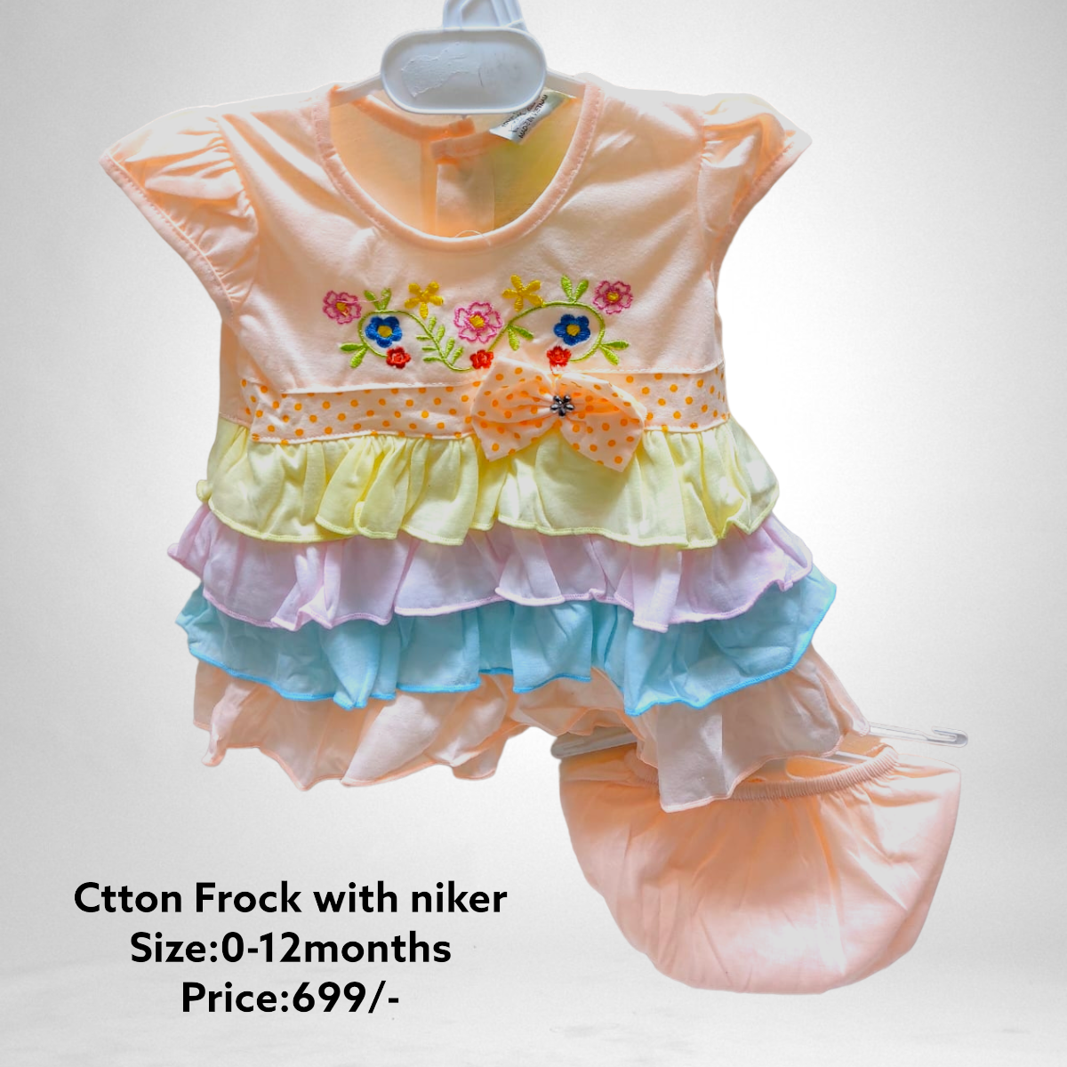 Cotton Frock with Niker