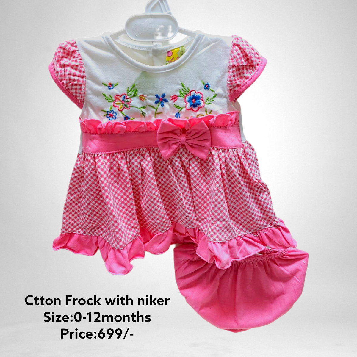 Cotton Frock with Niker