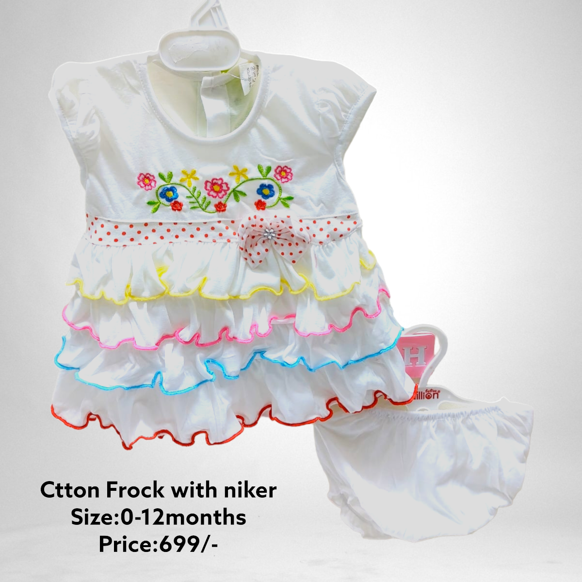 Cotton Frock with Niker