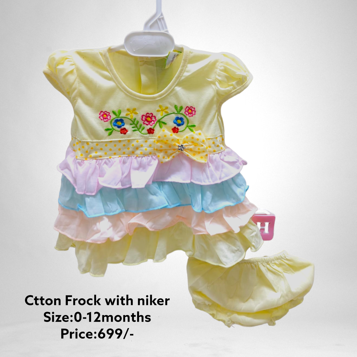 Cotton Frock with Niker