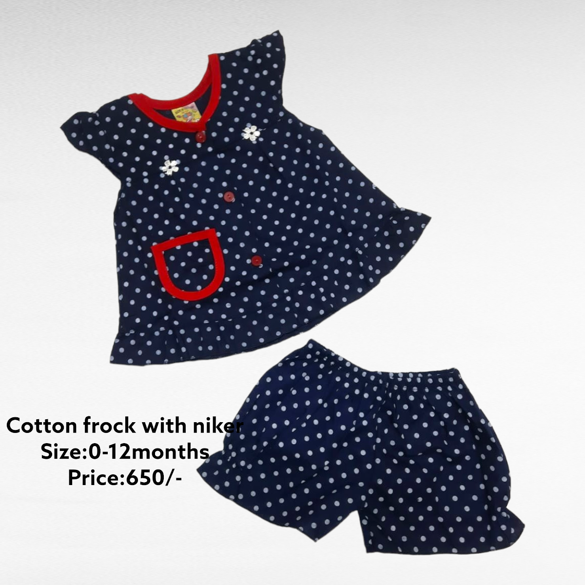 Cotton Frock with Shorts