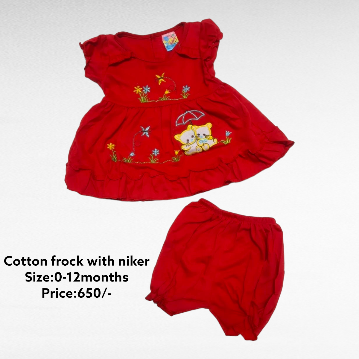 Cotton Frock with Shorts