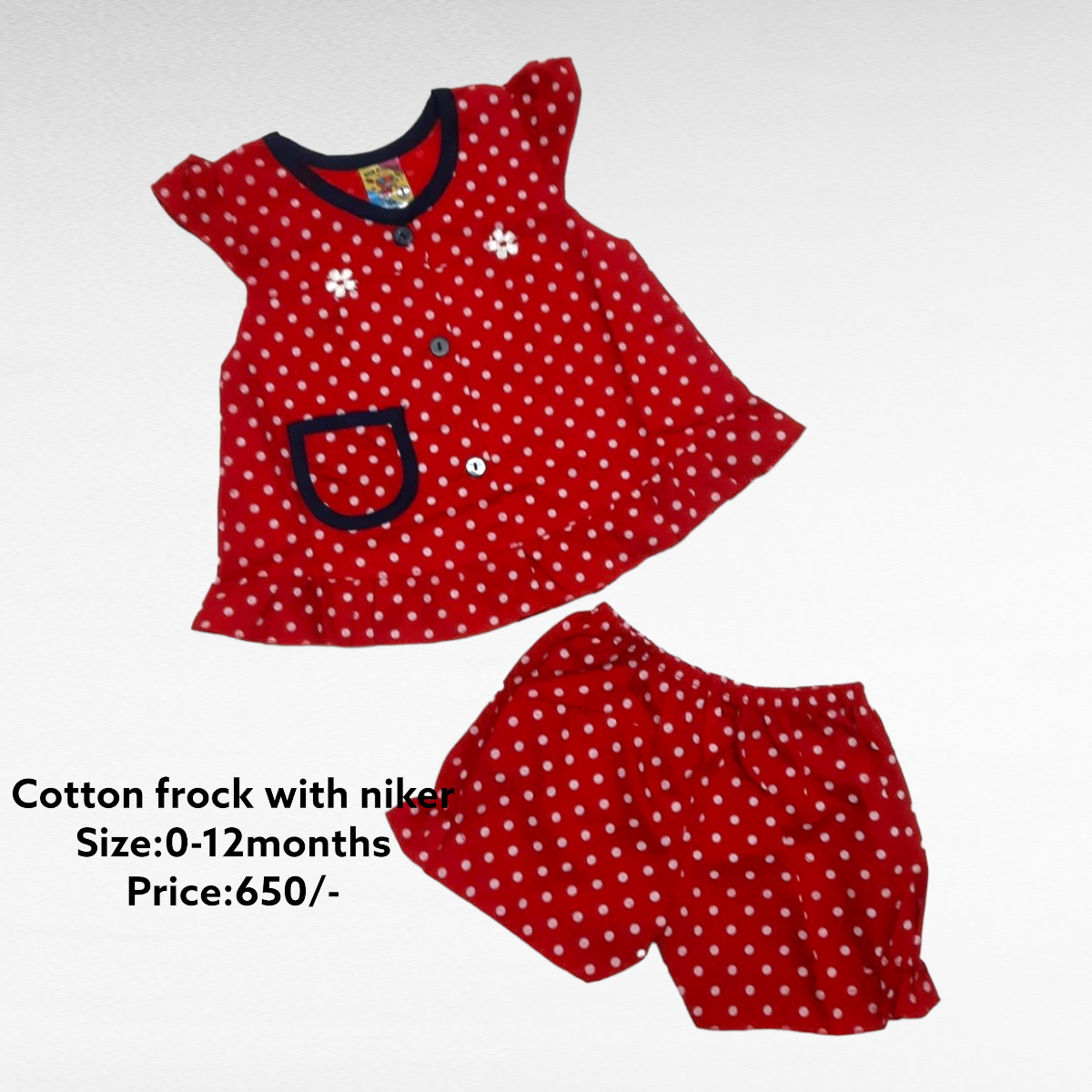 Cotton Frock with Shorts