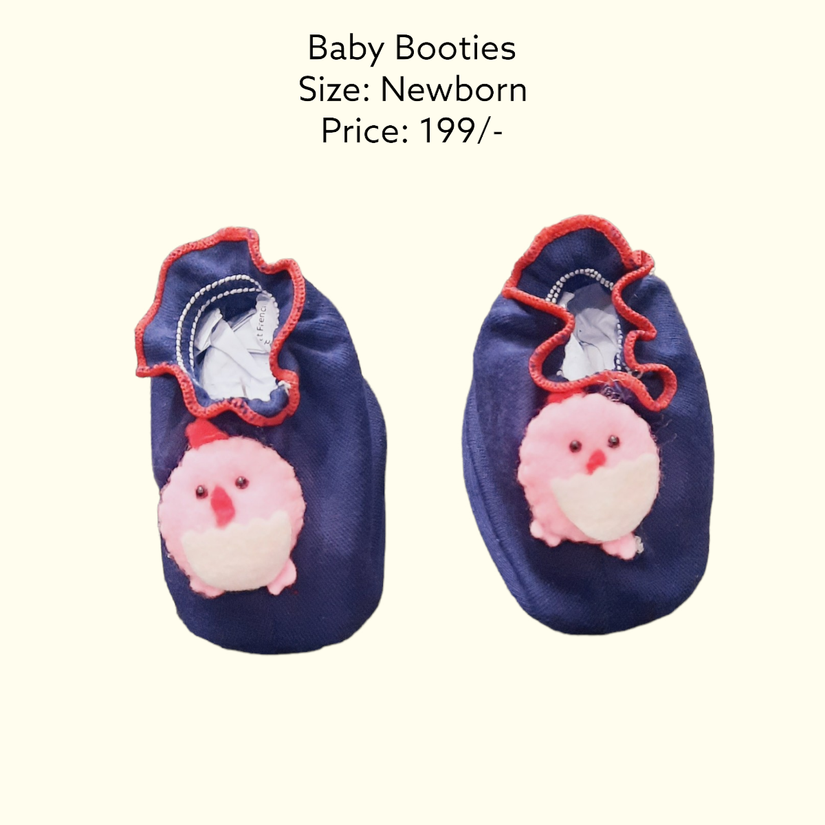 Character Baby Booties 0-3 Months