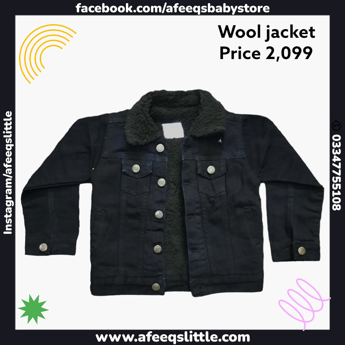 High Quality Black Jeans Jacket