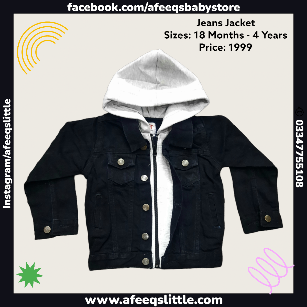 High Quality Black Jeans Jacket