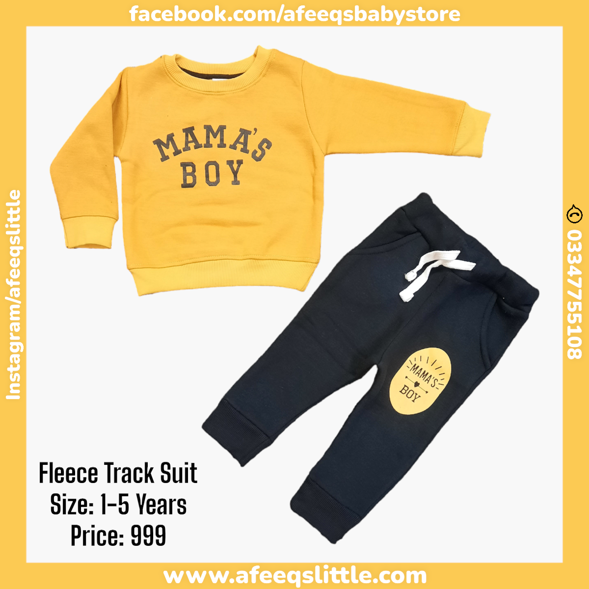 Mama's Boy Fleece Track Suit