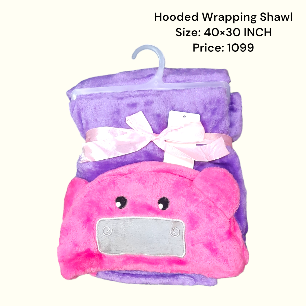 Cute Character Baby Hooded Wrapping Shawls