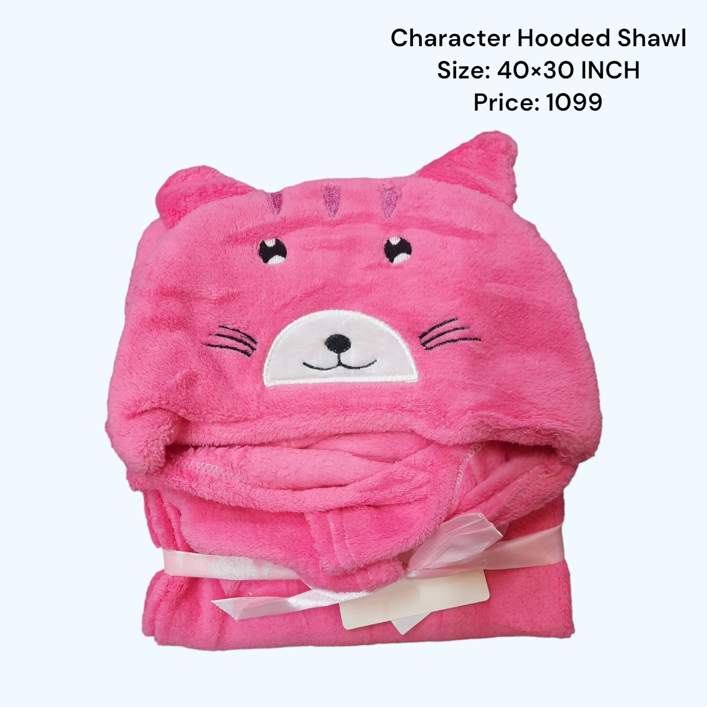 Cute Cat Baby Hooded Wrapping Shawls