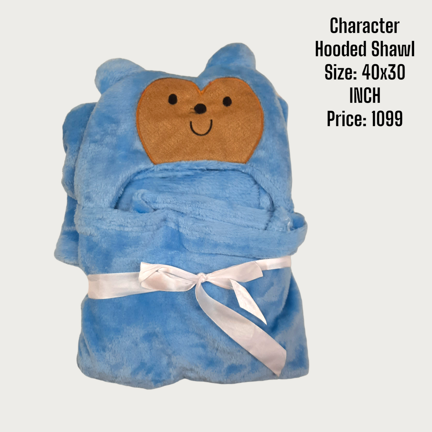 Sky Blue Baby Hooded Wrapping Shawls