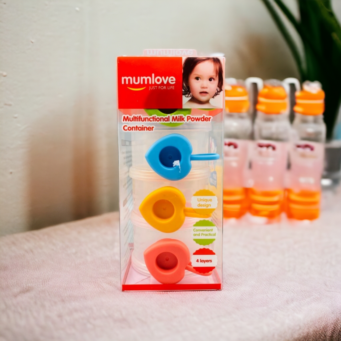 Mumlove Milk Container 4 tier