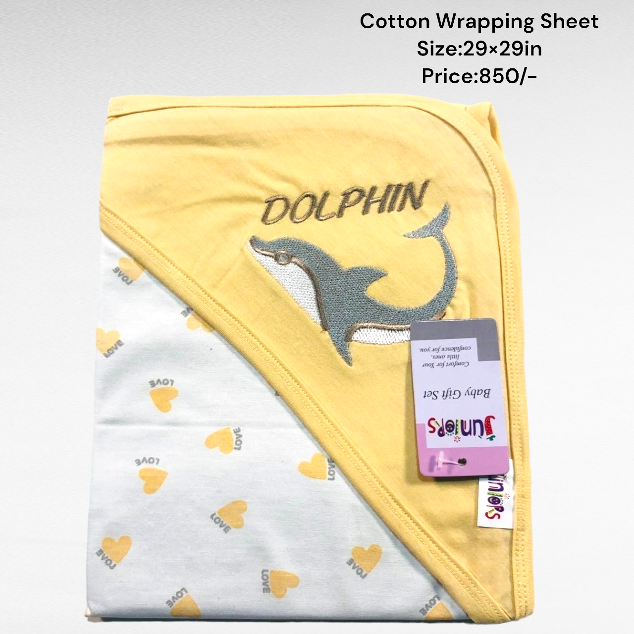 Cotton Wrapping Sheet Hearts