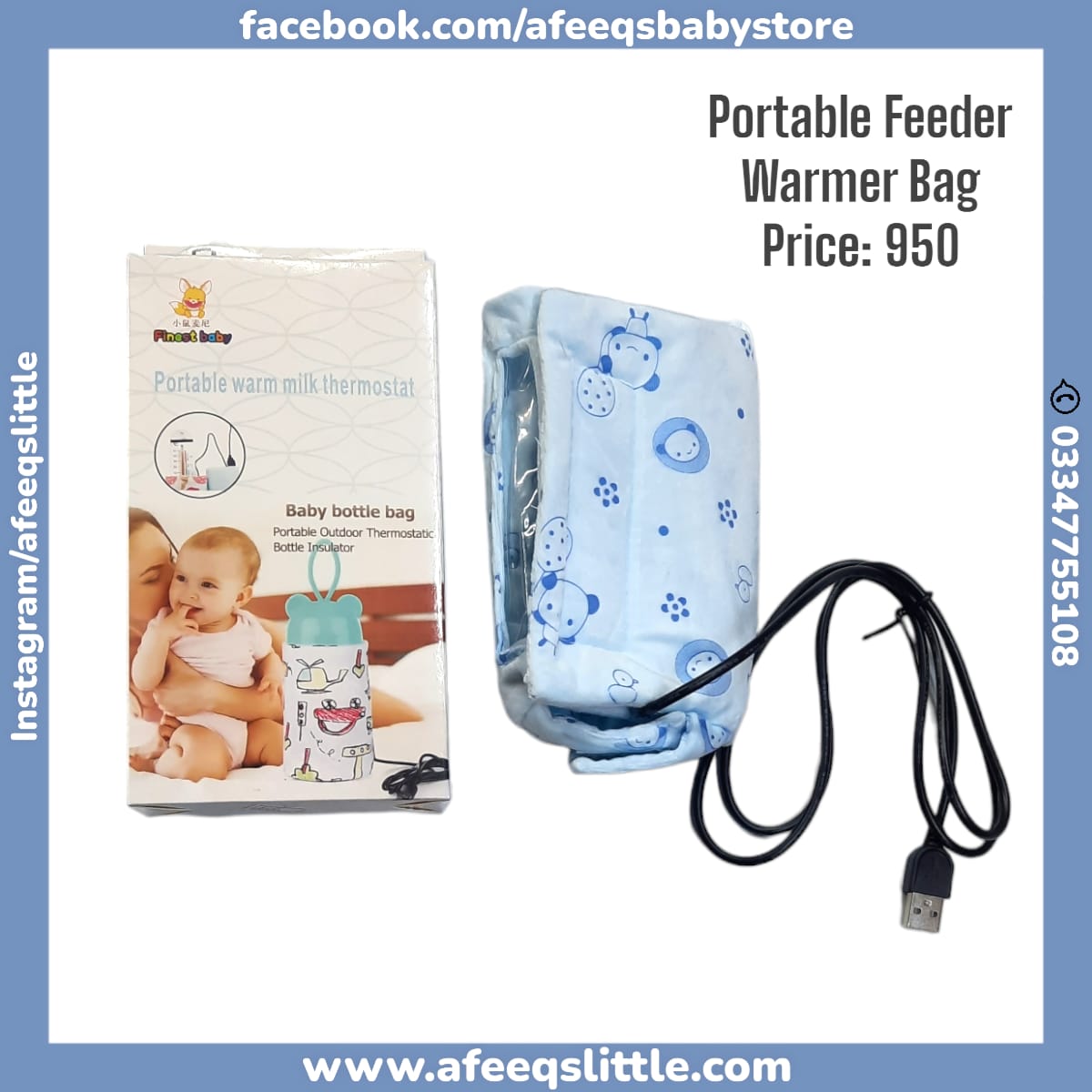 Portable Feeder Warmer Bag