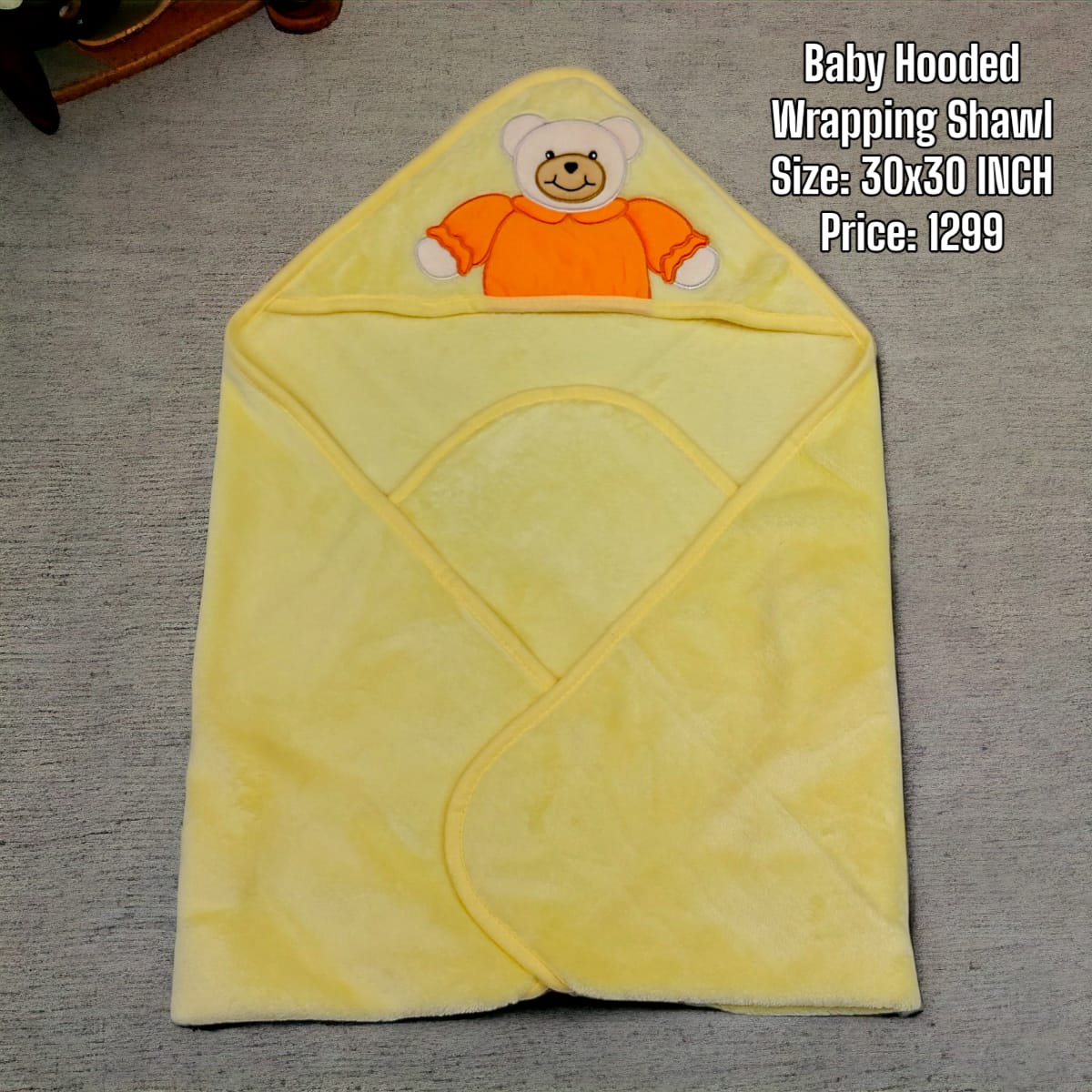 Soft & Warm Baby Hooded Wrapping Shawl