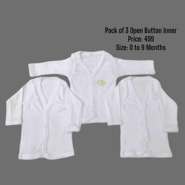 Pack of 3 Open Button Inners