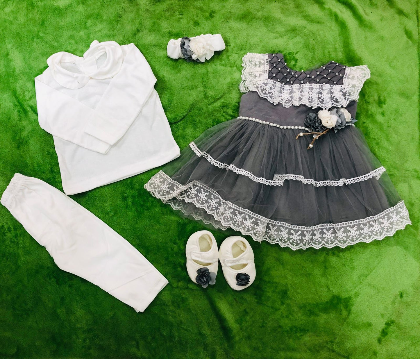 Beautiful Baby Girl Frock set 0-6month