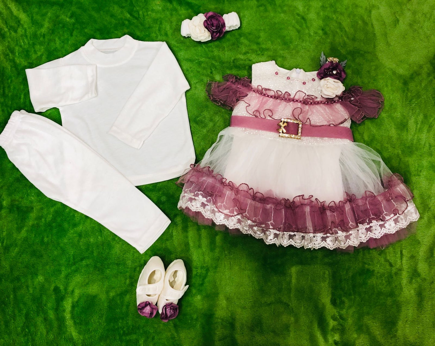 Beautiful Baby Frock set 0-6month