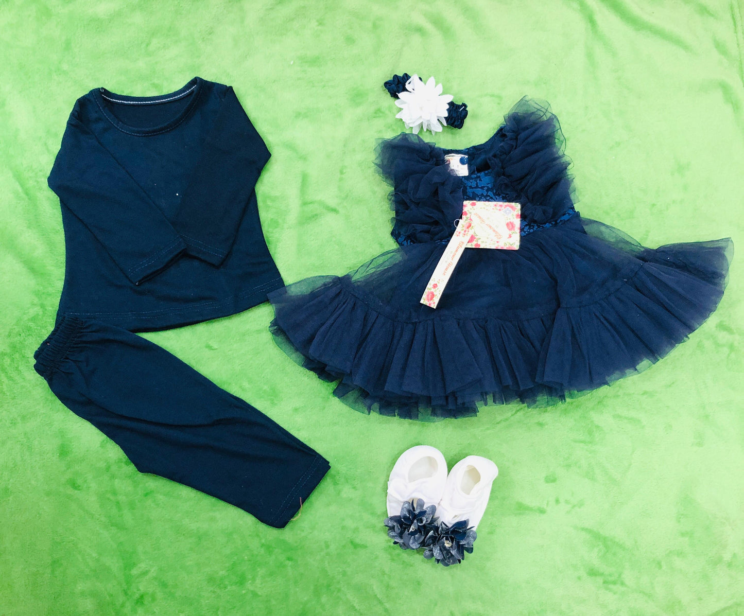 Beautiful little princess Frock set 0-6month