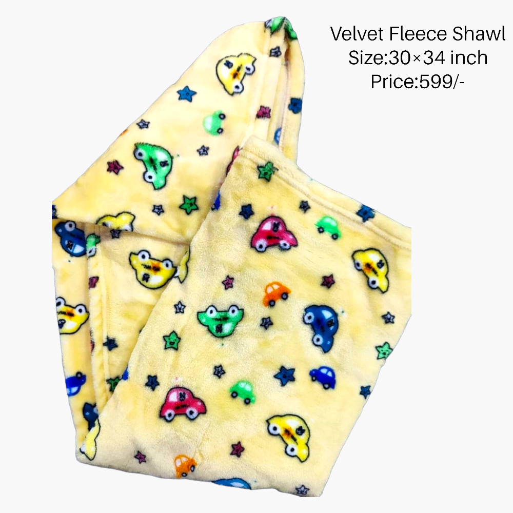 Cars Velvet Wrapping Shawl