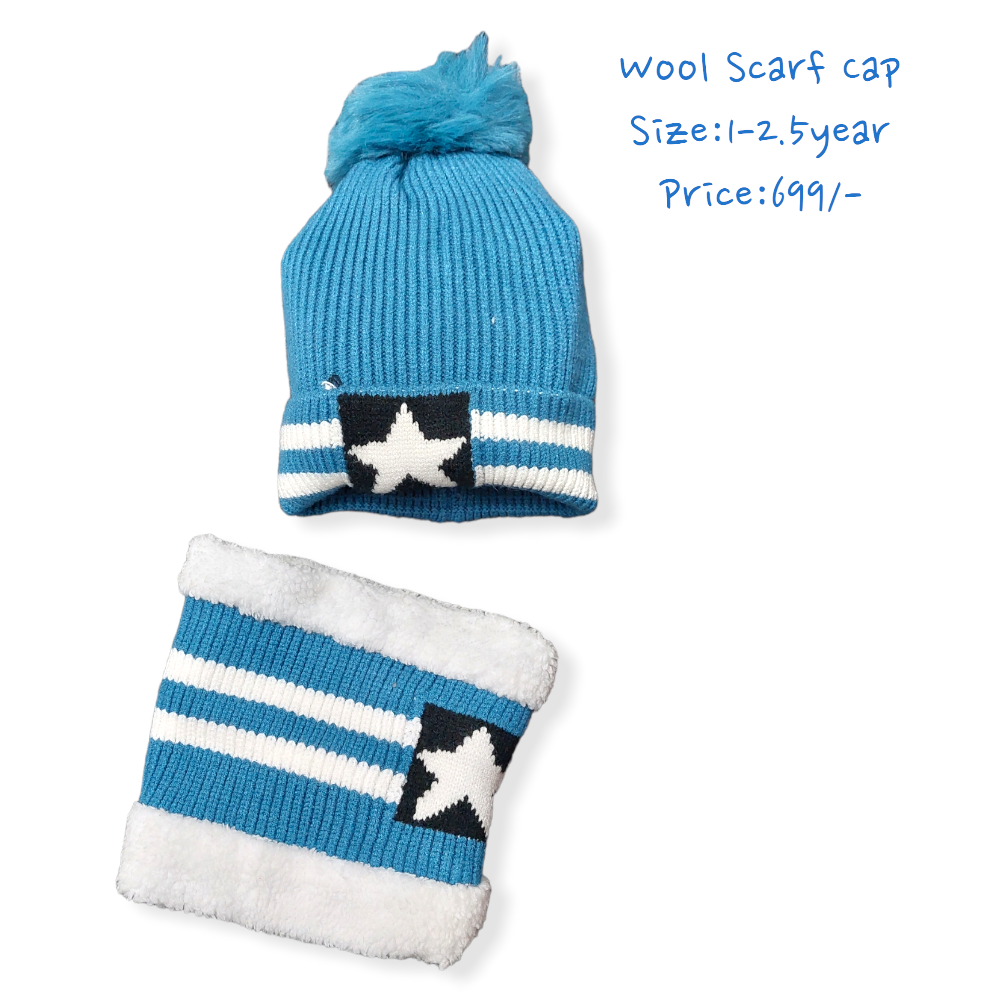 Wool Scarf Cap
