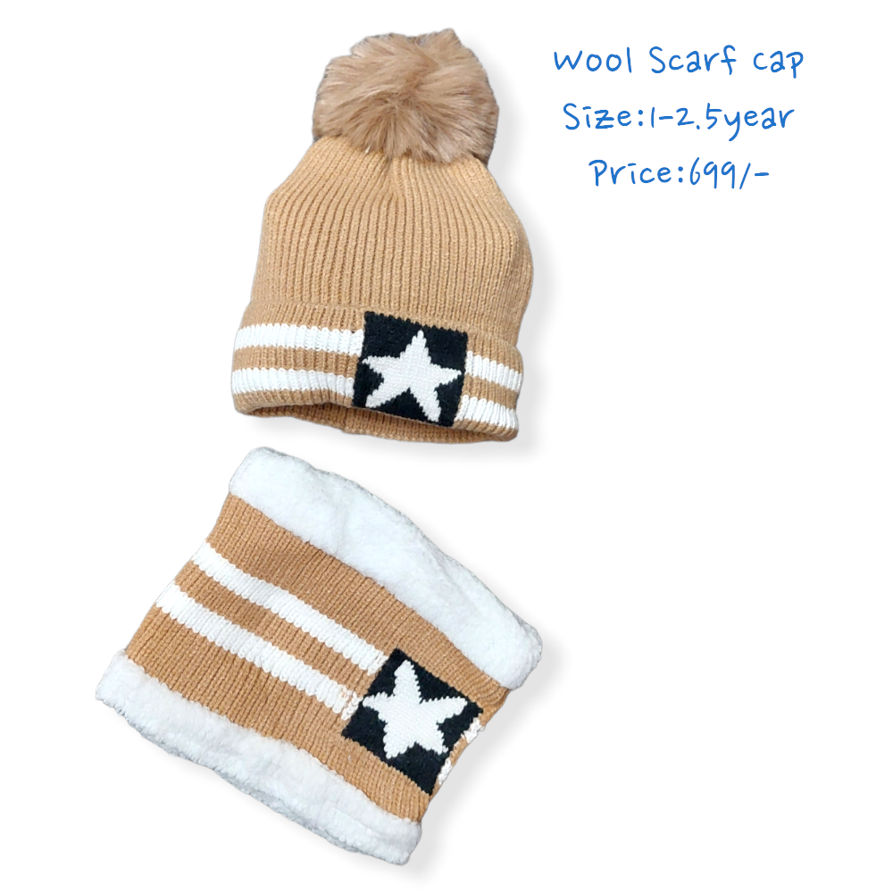 Wool Scarf Cap