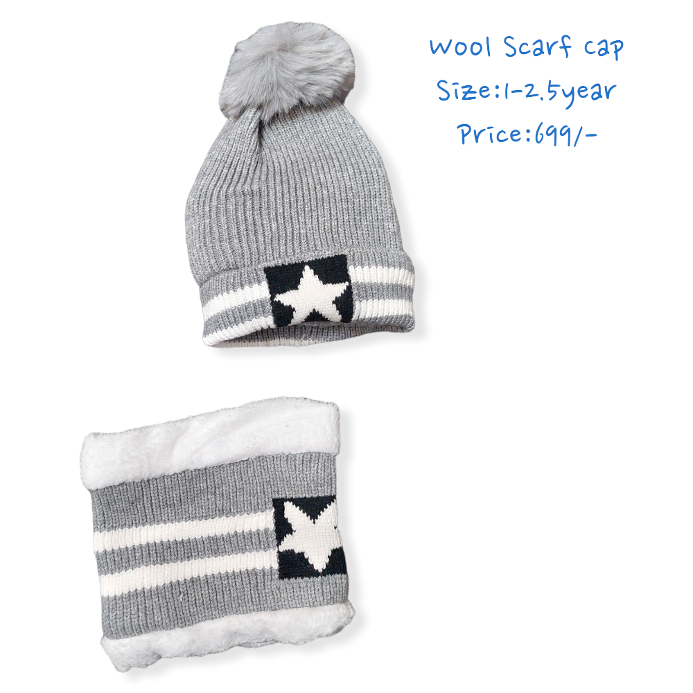 Wool Scarf Cap