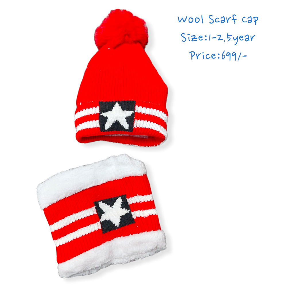 Wool Scarf Cap