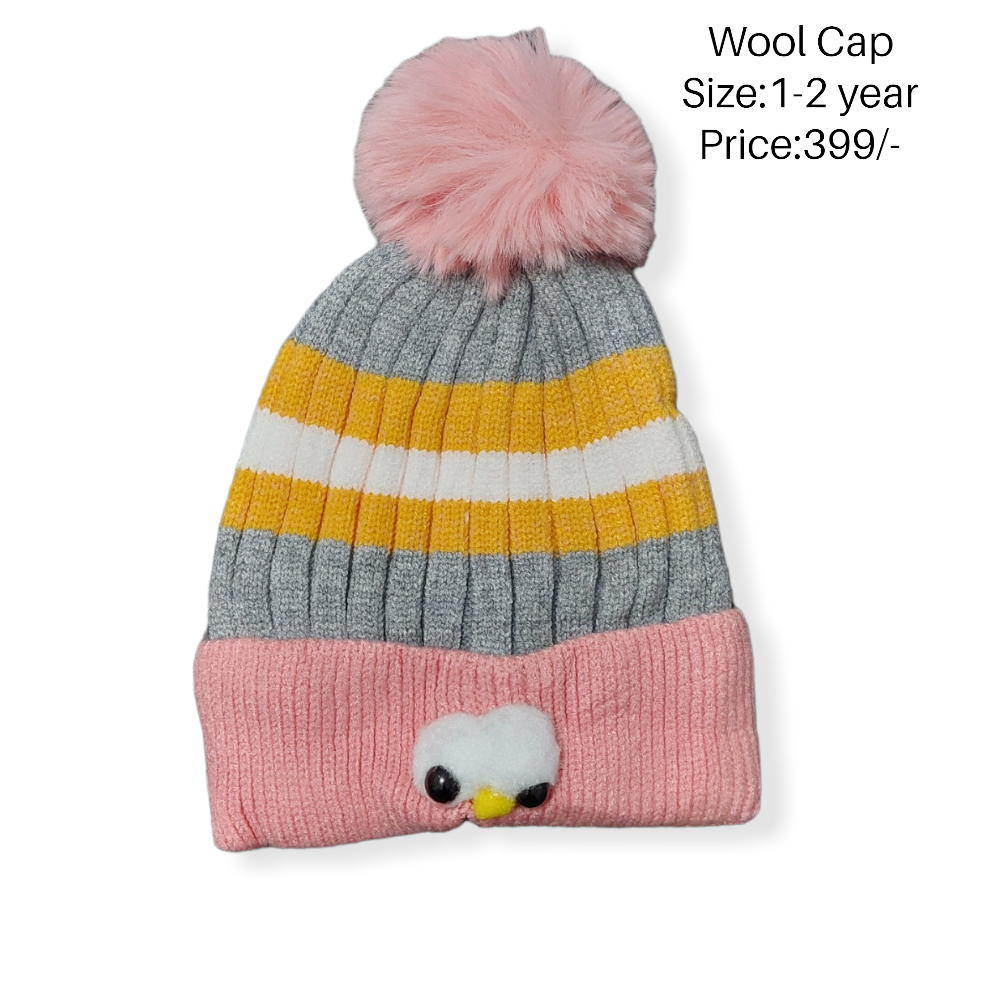 Crazy Eyes Wool Cap 1-2year